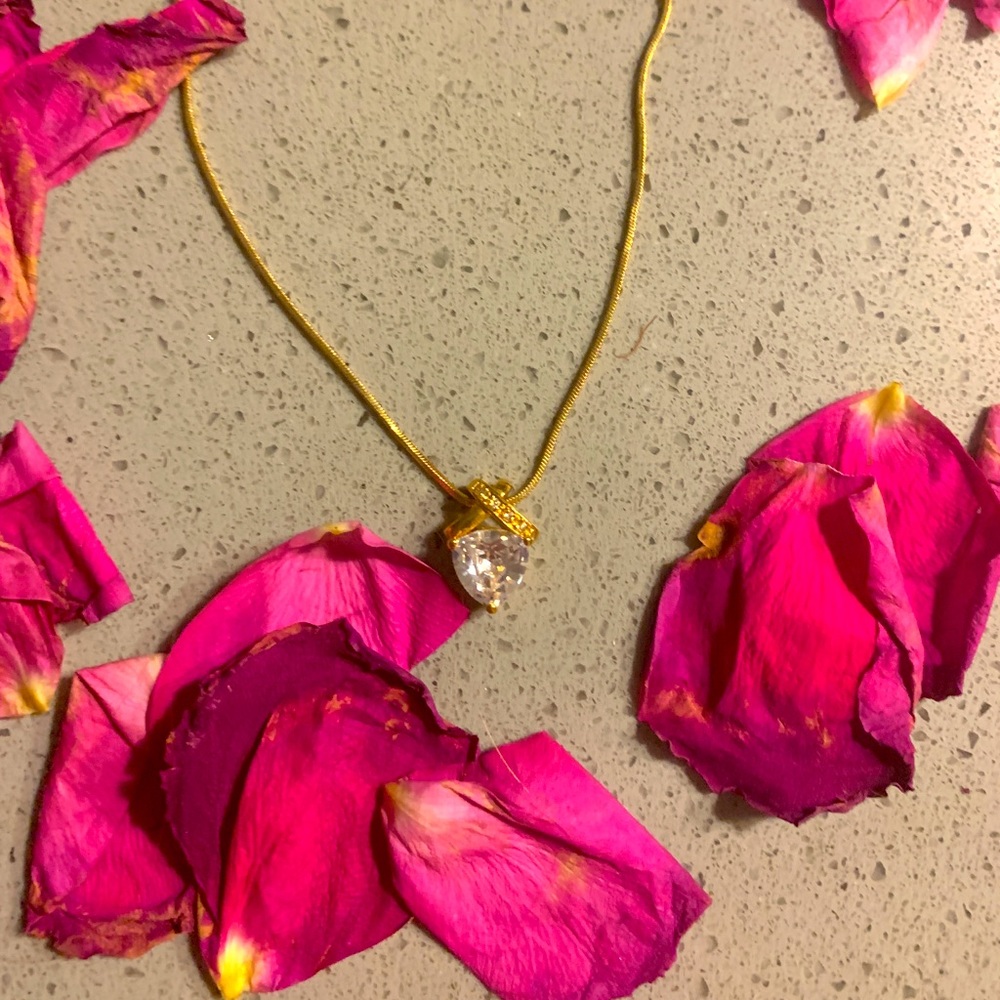 BMIX Givenchy Triangle Necklace 14k Gold plated